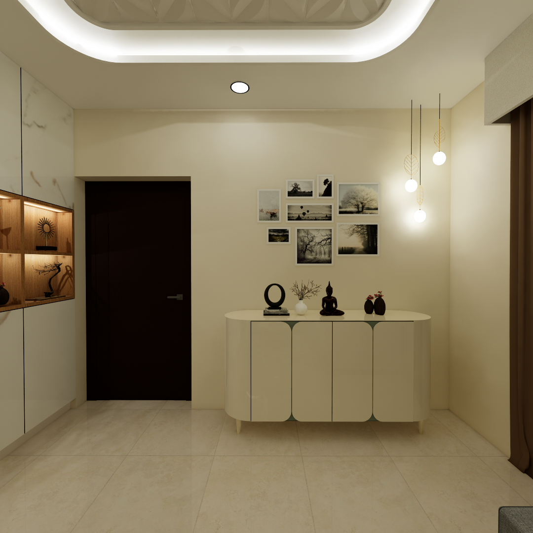 modern console design for living room