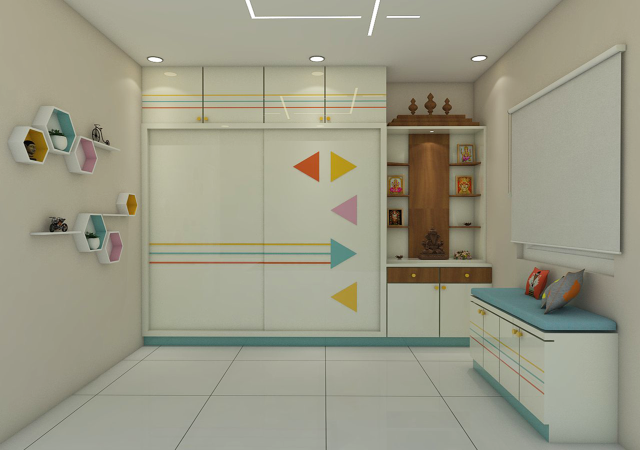 bedroom interior design with sliding wardrobe (2)