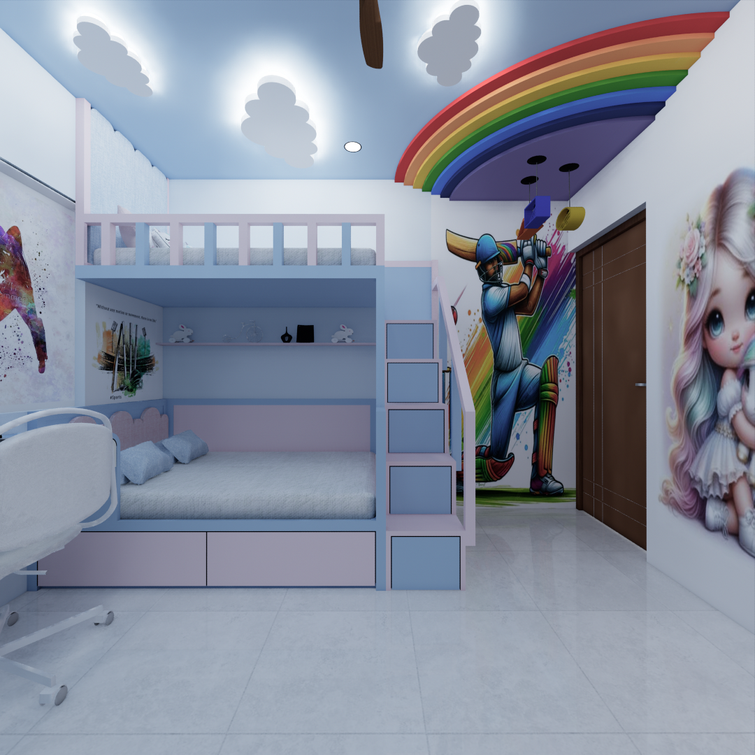 bunk bedroom interior design
