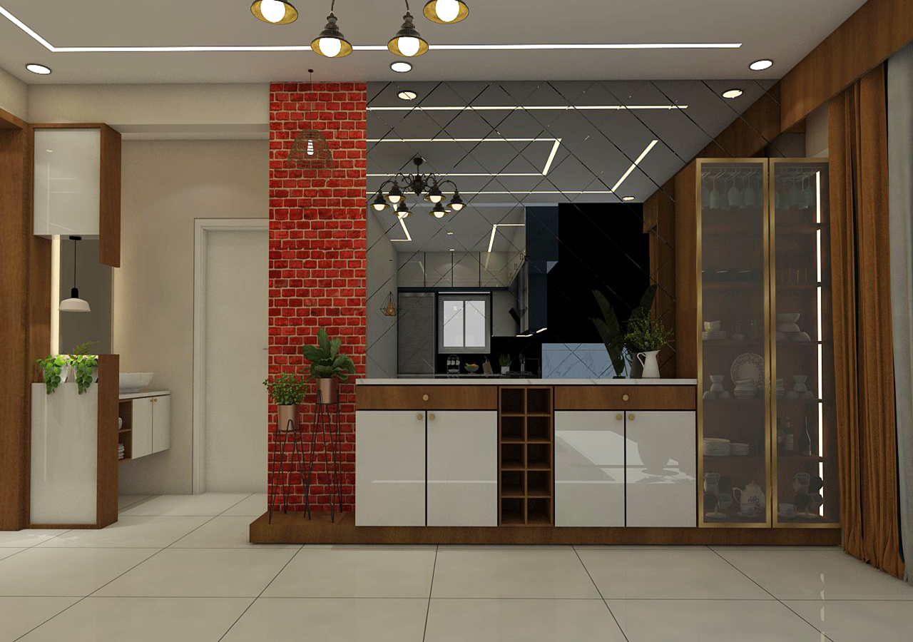 crockery unit design